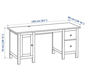 Písací stôl hemnes - 2