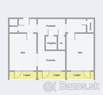 BOSEN | Výnimočný 2 izbový byt s 3x loggiou, 79m2. - 2