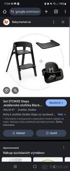 Stokke Steps, komplet stolička +bouncer - 2