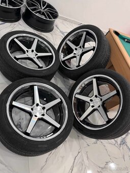 4ks alu disky orig. Ferrada 5x127 r22 + pneu 305/35 r22 - 2