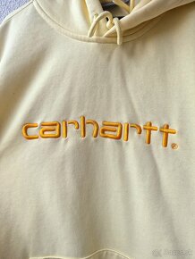 Carhartt unisex mikina s kapucňou- žltá - 2