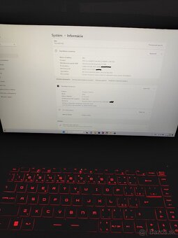 Predám Herný Notebook MSI THIN GF63 12VE-254CZ ČIERNY - 2