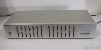 Equalizer 2x7 pasmovy TECHNICS SH-8025, vyroba JAPAN - 2