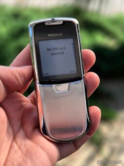 NOKIA 8800 SILVER TOP STAV AKO NOVÝ -- BEZ ŠKRABANCA TOP - 2