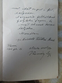 List r. 1911 Lajos Kemény (1859-1927), Košice. - 2