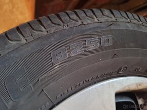 175/75 R14 plechove disky + letne pneu Bridgestone - 2