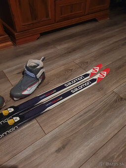 Predam bezkovy set,SALOMON,141 cm,SNS,c.36,supiny - 2