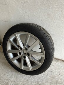 original skoda alu teron r17 goodyear eagle f1 - 2