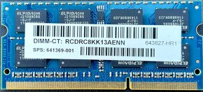 RAM Kingston 4GB 2Rx8 PC3-10600S-9-10-F2, 1333 MHz, DDR3 - 2