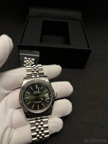 Seiko mod Datejust Forest Green - 2