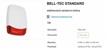 ⚡️ Zálohovaná siréna BELL-TEC s novou AKU ⚡️ - 2