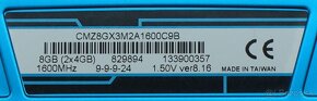 8GB DDR3 2x4GB Corsair VENGEANCE CMZ32GX3M4X1600C10 - 2