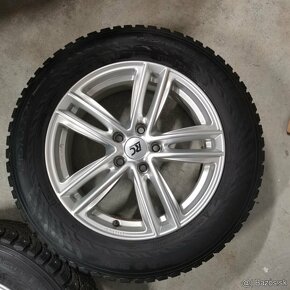 Zimná sada 5x112 R17 pneu NOKIAN 8mm a 6,5 mm dezén - 2