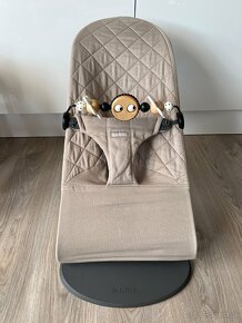 Lehatko Babybjorn Bliss Cotton Beige + hracka a taska - 2