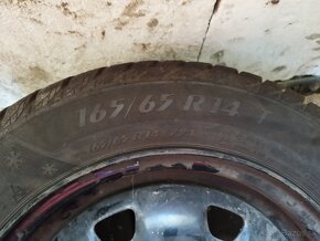 zimné  pneumatiki165/65R14 - 2