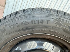 Zimne pneumatiky BARUM 175/65 R14 na diskoch 4x108 Fiesta - 2