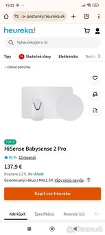 Monitor dychu Babysense 2pro - 2