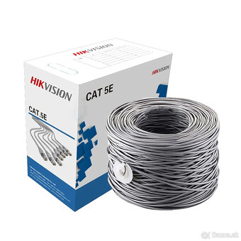 HIKVISION DS-1LN5E-E/E, 305m/box, kabel UTP, CAT 5E, PVC - 2