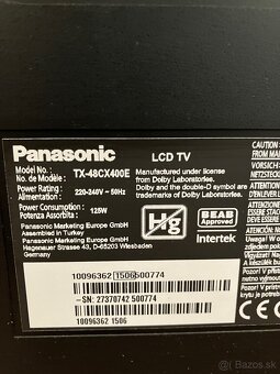 Panasonic TX-48CX400E na náhradné diely - 2