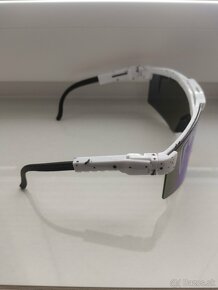 Športové slnečné okuliare Pit Viper - bielo modré - 2