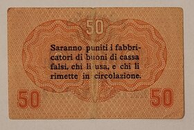 50/10/5 Centesimi Taliansko 1918 - 2