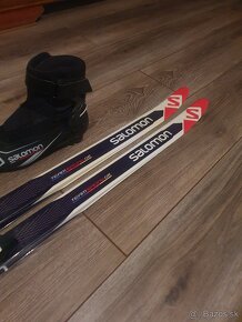 Predam bezkovy set,SALOMON,131 cm,SNS,c.36,supiny - 2