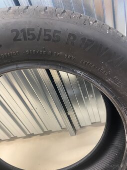 4ks Continental EcoContact 6 215/55 R17 98V - Nové 1 mesiac - 2