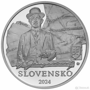 10 Euro minca Janko Jesensky 2024 - BU, PROOF - 2