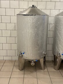 Fermentačný tank 500L, nerezová nádrž na víno, pivo, alkohol - 2