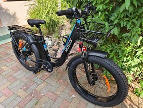 Výkonný fat ebike Ridstar 1000W,20Ah,58km/h,100km,34kg,nový - 2