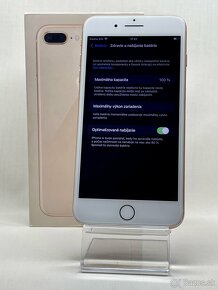 Apple iPhone 8 Plus 64 GB Gold - 100% Zdravie batérie - 2