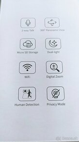 Predam WIFI kameru Tiandy TC-H332N pre externe snimanie - 2