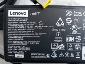 originálny adaptér pre ntb Lenovo , hranatá koncovka 135W - 2