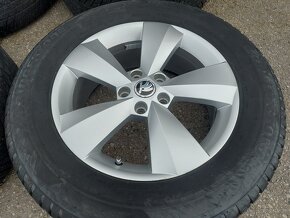 5x112R17 elektrony ŠKODA KODIAQ-KAROQ-215/65R17 zimné pneu - 2