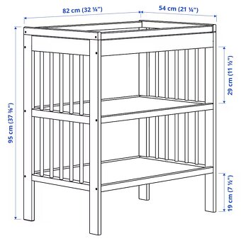 Prebalovací pult IKEA GULLIVER s podložkou - 2