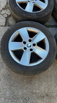 Kolesa Škoda Oktivia (pneu + elektróny) 205/55 R16 - 2