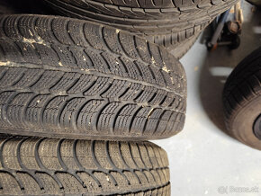 185/60 r14 zimné pneu, disky 5x100 r14,  Fabia, 2 ks - 2