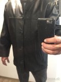 Kožená bunda, čierna, veľkosť XL - 2