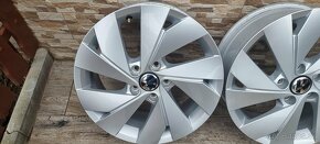 Predám orginal VW BELMONT elektrony 5x112 r17 et46 J6,5 - 2