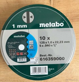 Metabo sada reznych kotucov 125mm TF41 - 2