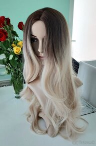 Blond ombre parochňa + čiapka - 2