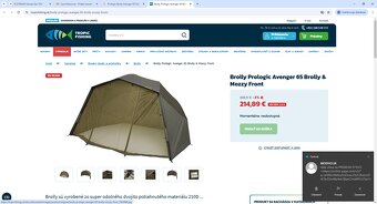 BROLLY PROLOGIC AVENGER 65 BROLLY + MOZZY FRONT za polovicu - 2