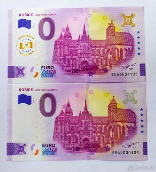 0€ / 0 euro / 0 eurová bankovka KOŠICE - 2