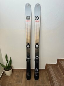 Skialpový set - Lyže Volkl 150cm lyžiarky La Sportiva 24 - 2