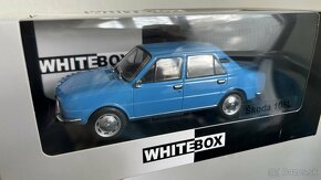 ŠKODA 105L modrá, ŠKODA Favorit Červená 1/24 WHITEBOX - 2