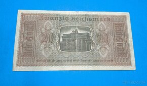 REZERVACE PP Bankovka NĚMECKO - 20 Reichsmark 1940-1945 - 2