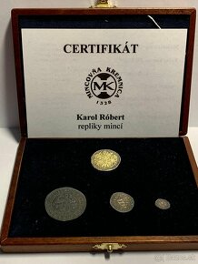 Karol Róbert - repliky mincí - Uhorsko - 2