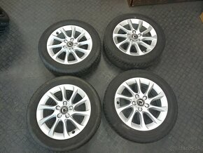 Sada kolies 5x112R16 +pneu 205/55R16 - 2