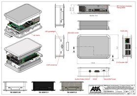 Raspberry Pi 2/3 B krabička TEK-BERRY3.40 | TEKO Nová - 2