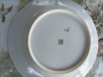 Porcelánová sviatočná misa na servírovanie - 2